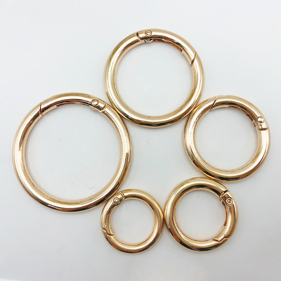 金属亜鉛合金 春帯ブックル オープンリング キーチェーン DIY ジュエリー ハングアクセサリー
