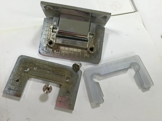 OEM CNC ハードウェア パーツ ブラス ステンレス スチールで 片側シャワーのヒンジを磨いた