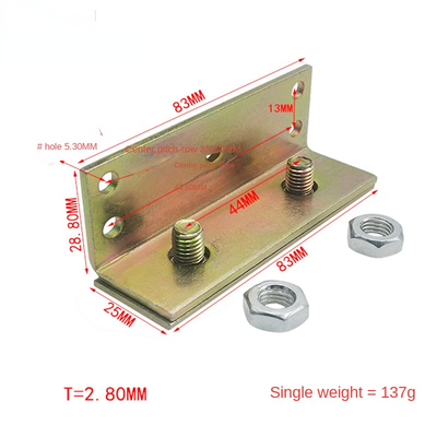 仕様 83 * 24 * 2.8 mm セット 床のための八鉄ヒンジ ハードウェアアクセサリー