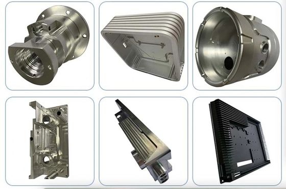 パウダーコーティングブラス 航空産業の機械部品のためのCNCハードウェア部品